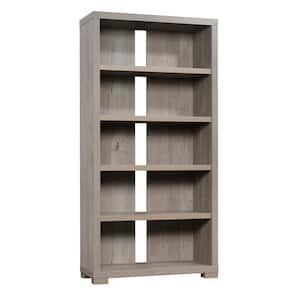 72.04 in. Mystic Oak Wood 5-shelf Standard Bookcase with Adjustable Shelves