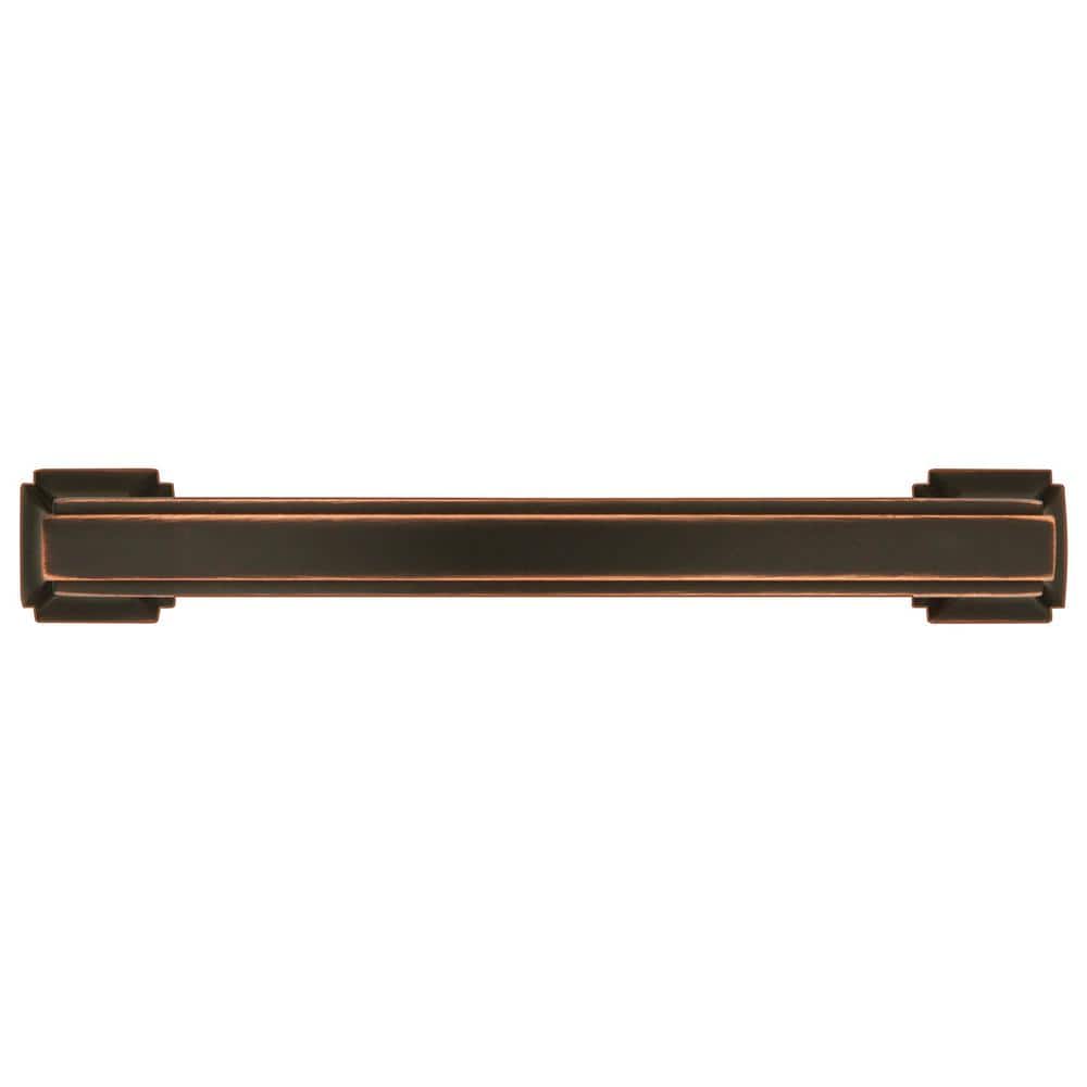 Oil-Rubbed Bronze Modern Cabinet Drawer Pulls, 10-Pack