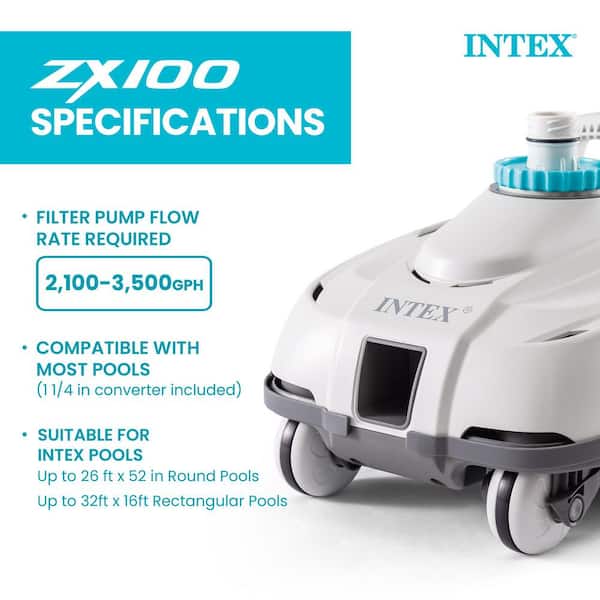 Intex Pressure Pool Vacuum with Hose 28006E - The Home Depot