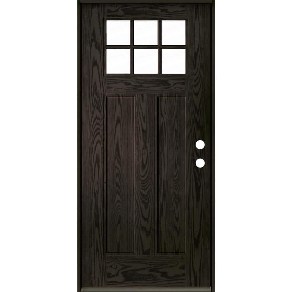 Reviews for Krosswood Doors PINNACLE Craftsman 36 in. x 80 in. 6Lite
