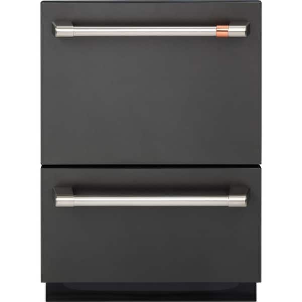 Cafe 24 in. Matte Black Double Drawer Dishwasher CDD420P3TD1 The Home