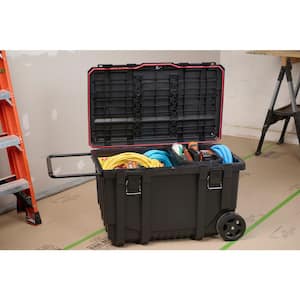 23 in. 50 Gal. Black Rolling Toolbox with Keyed Lock