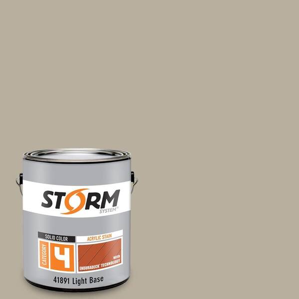 Storm System Category 4 1 gal. Phoebe Exterior Wood Siding, Fencing and Decking Acrylic Latex Stain with Enduradeck Technology