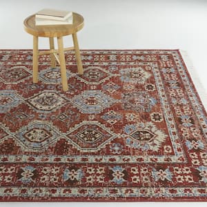 Rochford Rust 5 ft. x 7 ft. Oriental Area Rug