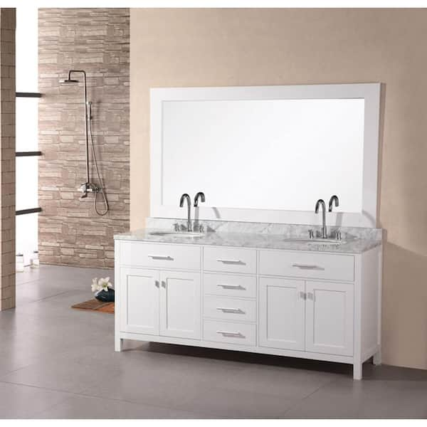 Get all the information you'll need on white bathroom vanities, and get  ready to install a crisp and conveni…