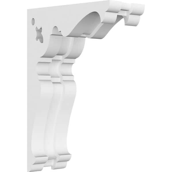 Ekena Millwork Heath 1.5 in. W x 6 in. H x 4 in. D Signature Urethane Polyurethane Corbel