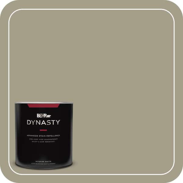 BEHR DYNASTY 1 qt. #PMD-57 Fossil Stone Matte Interior Stain-Blocking Paint and Primer