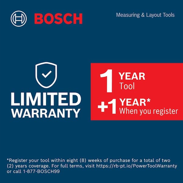 Bosch 500 ft. Red-Beam Rotary Laser Level Receiver LR10 - The Home