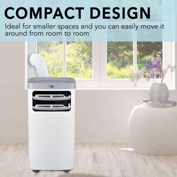 uitzending Hectare Klacht Whynter Compact Size 11,000 BTU 6,800 SACC DOE in White Portable Air  Conditioner ARC-115WG - The Home Depot