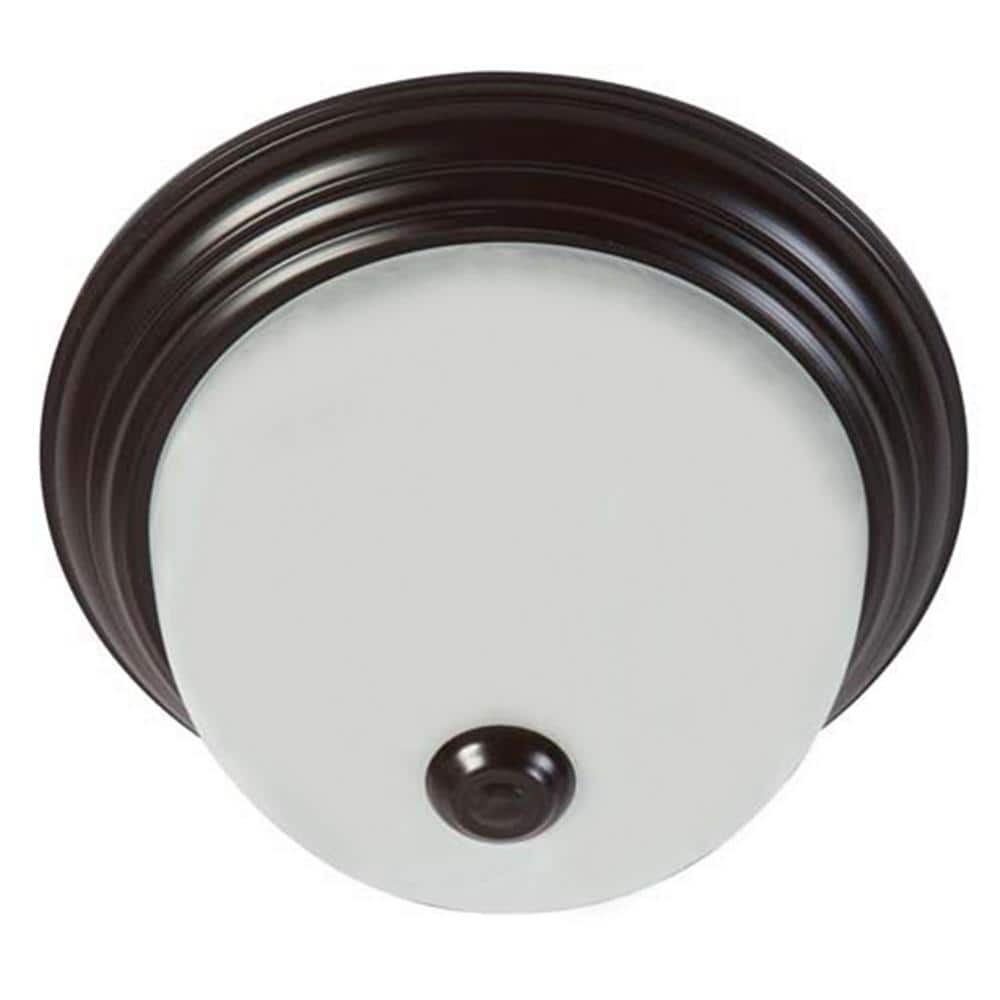 3-Light Oil-Rubbed Bronze Flush Mount