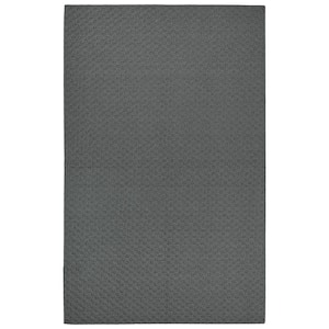 Town Square 12 ft. x 15 ft. Cinder Gray Geometric Area Rug