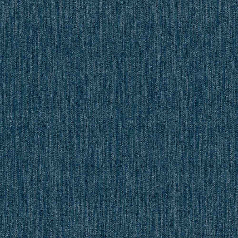 Abel Blue Textured Vinyl Wallpaper Roll