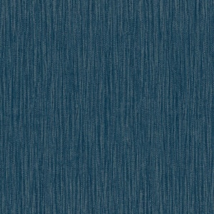 Abel Blue Textured Vinyl Wallpaper Roll