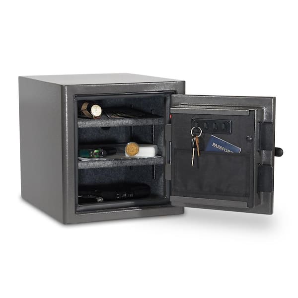 Diamond 1.32 cu. ft. Fireproof/Waterproof Home & Office Safe with Combination Lock, Dark Gray Hammertone Finish