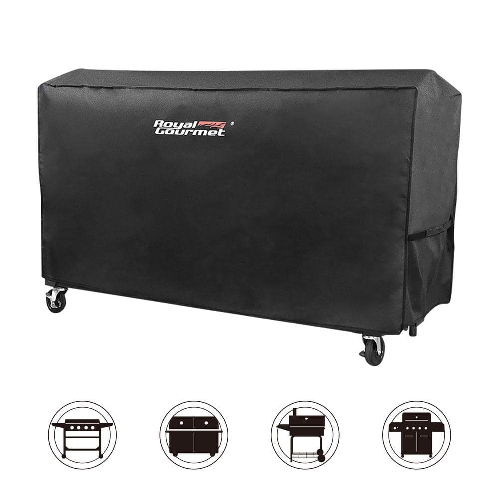 Royal Gourmet 8-Burner Event Propane Gas Grill with 2 Folding Side Tables  GB8000 - The Home Depot
