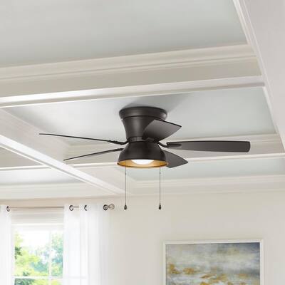 Banneret  52 in. LED Natural Iron Ceiling Fan with Light