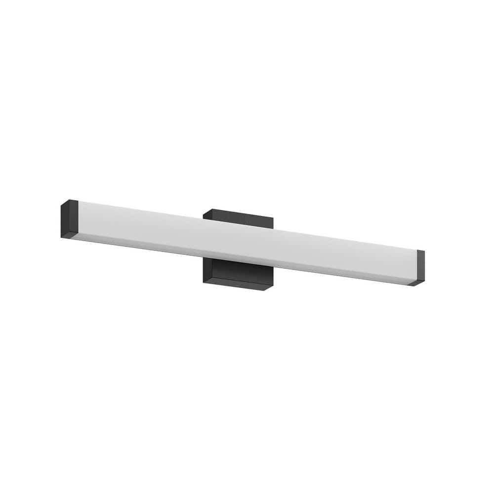 24.8 in. 1 Black Vanity Light with Acrylic Shades price history on PriceWatchPro
