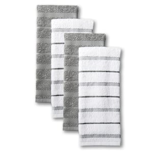 Albany Gray Kitchen Towel Set (Set of 4)