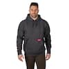 Milwaukee Men's Large Gray Heavy Duty Cotton/Polyester Long-Sleeve Pullover  Hoodie 350G-L - The Home Depot