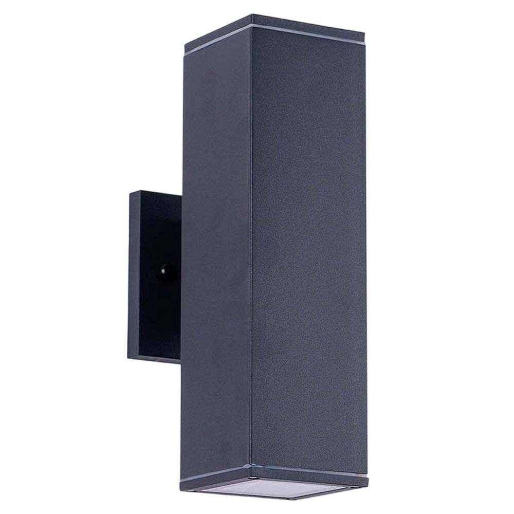 Black Modern Square Outdoor 2-Light Wall Sconce-12 in. Waterproof Wall Porch Light, LED Bulb NOT Included(Pack of 2) price history on PriceWatchPro