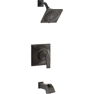 Truss Rite-Temp Single-Handle 3-Spray Tub and Shower Faucet in Oil-Rubbed Bronze (Valve Included)