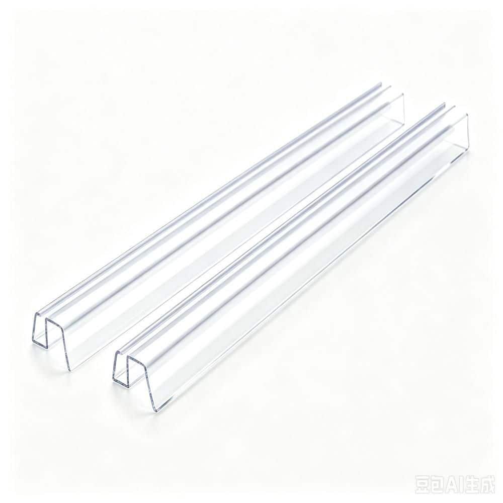 2-Pack 39 in. L Frameless Shower Door Seal in Clear for 3/8 in. Glass, Glass Shower Door Seal Strip, Leak Stop Barrier price history on PriceWatchPro