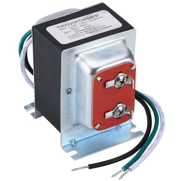 Doorbell Transformer 24V 40VA AC Power Supply Thermostat Adapter for Hardwired Door Chime Installation Pipe Capacity