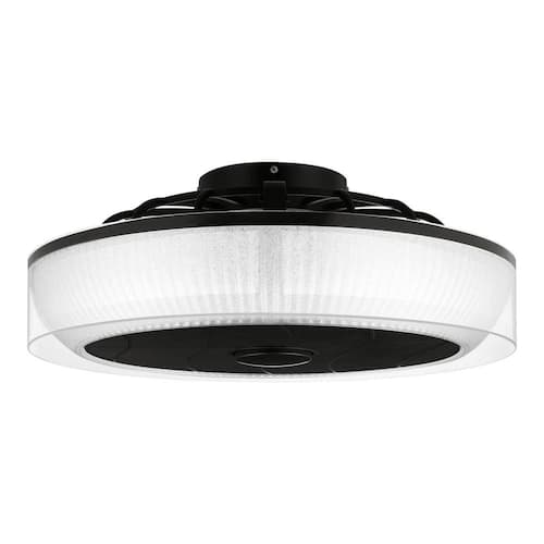 Pompton 20 in. Indoor Black Fandelier Ceiling Fan with 3 CCT Integrated LED and Remote Control Ceiling Fans