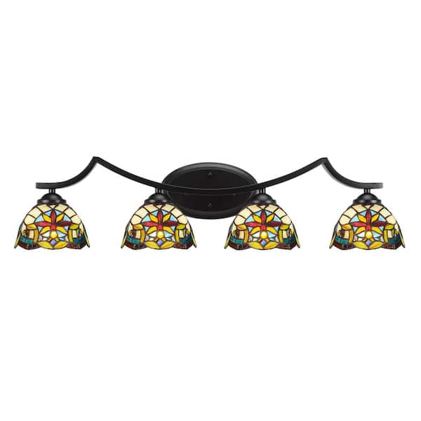 Unbranded Cleveland 8.5 in. 1-Light Matte Black Vanity Light