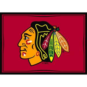 Chicago Blackhawks 6 ft. by 8 ft. Spriit Area Rug