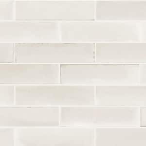Scrapbook Album White 2 in.x 8 in. Glazed Porcelain Floor and Wall Tile (4.68 .sq. ft./case)