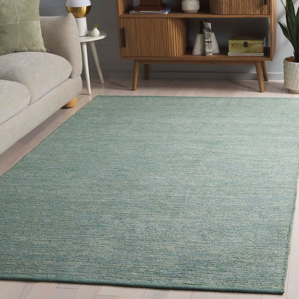 Montauk 3 ft. x 5 ft. Green Modern Solid Area Rug
