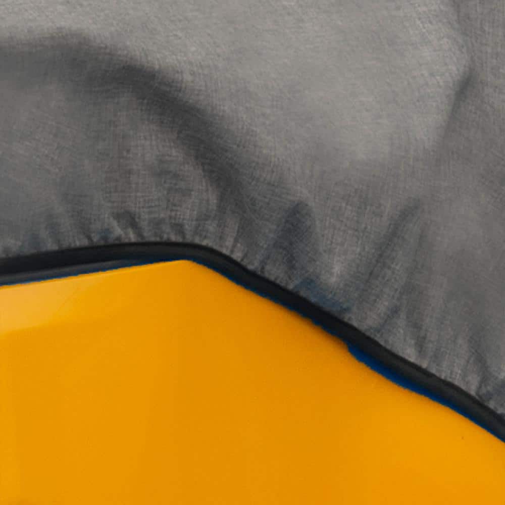 Gray Waterproof Polyester Riding Lawnmower Cover, 82"L x 50"W x 47"H