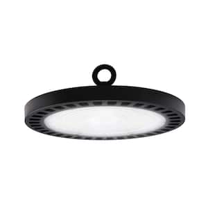 11 in. Round 1000-Watt Equivalent Integrated LED Dimmable Bronze High Bay Light, 35000 Lumens, 5000K Daylight