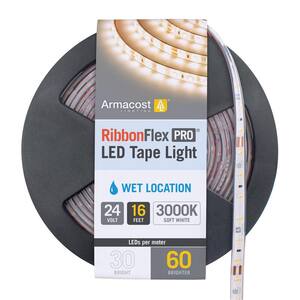 RibbonFlex Pro 24-Volt White Outdoor IP67 LED Tape Light 60 LEDs/meter