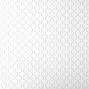 Chateau Ogee Platinum Peel and Stick Removable Wallpaper Panel (covers approx. 26 sq. ft.)