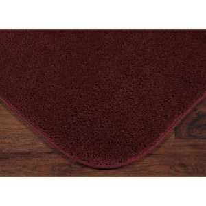 Traditional Chili Pepper Red 4-Piece Washable Bathroom Rug Set