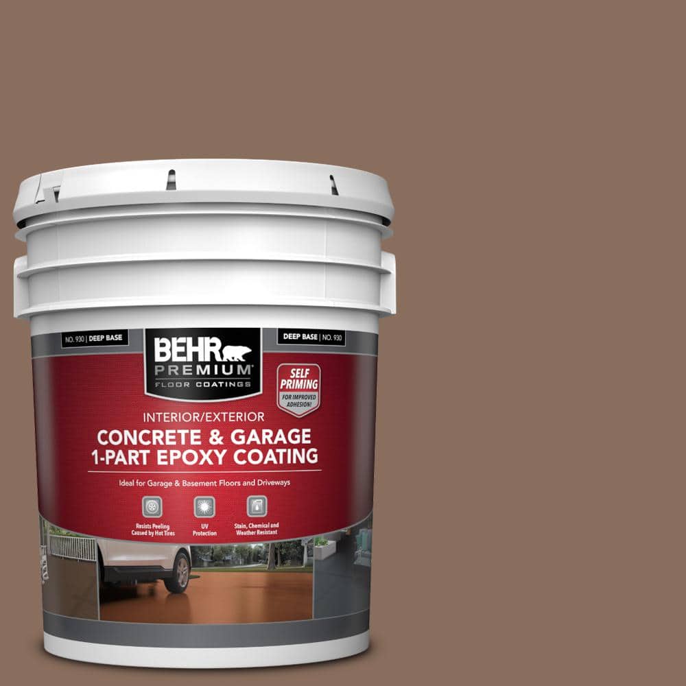 5 gal. #N190-6 Nut Brown Self-Priming 1-Part Epoxy Satin Interior/Exterior Concrete and Garage Floor Paint price history on PriceWatchPro