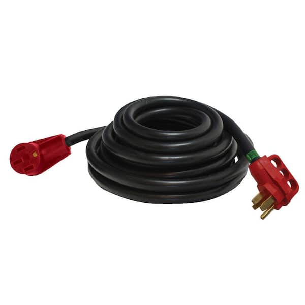 Valterra Mighty Cord 50 Amp Extension Cord with Handle - 50 ft., Red