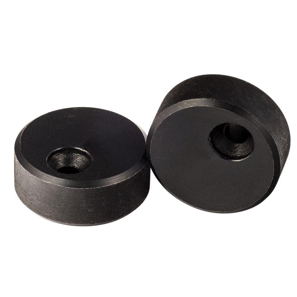 gorurun 編み立てリブ ボンディング プルオーバー ブラック Sure-Loc Hardware Flat Black Barn Track Anti-Jump Block, 1 Pair