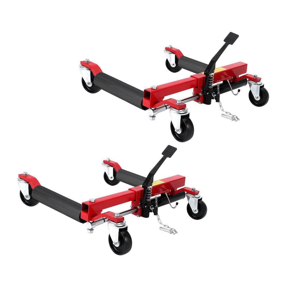 Car Wheel Dolly with Hydraulic Tire Jack, Twin Roller, Foot Pedal for Tire Auto Repair Moving, 3000LBS Capacity,Set of 2 price history on PriceWatchPro