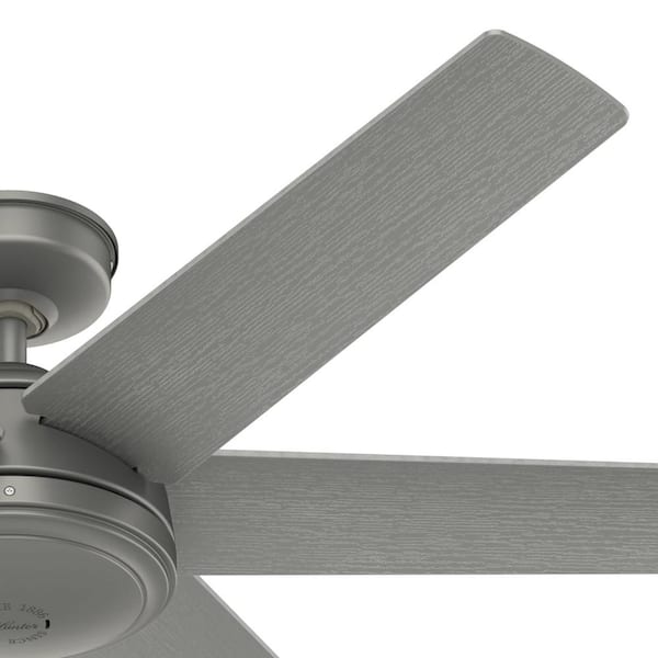 NEW IN BOX: Hunter Jetty Outdoor 52 inch Fan, store Matte Silver