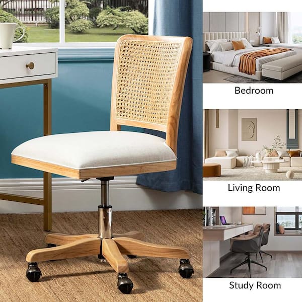 PU Leather Swivel Barstools Set of 2 — BestOffice
