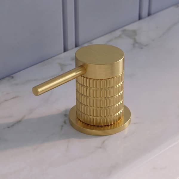 GRANDJOY 3-Hole High-Arc 8 in. Widespread Non-Slip Knurled 2