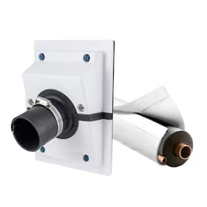 TRS Wall Outlet with 6 ft. Roll Insulation Protector Fits on 3/4 in. Insulation Wall Thickness for Outdoor HVAC Piping