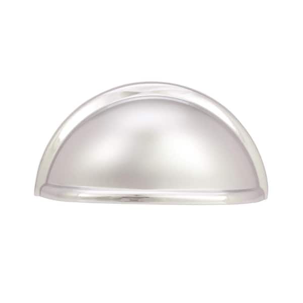 Cup Pulls 3 in. (76mm) Traditional Polished Chrome Cabinet Cup Pull