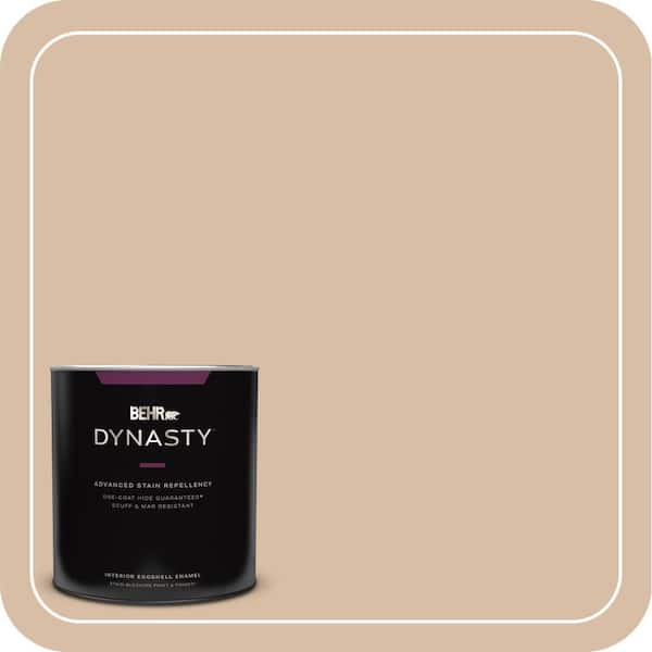 1 qt. #PPH-15 Nut Flavor One-Coat Hide Eggshell Enamel Interior Stain-Blocking Paint & Primer