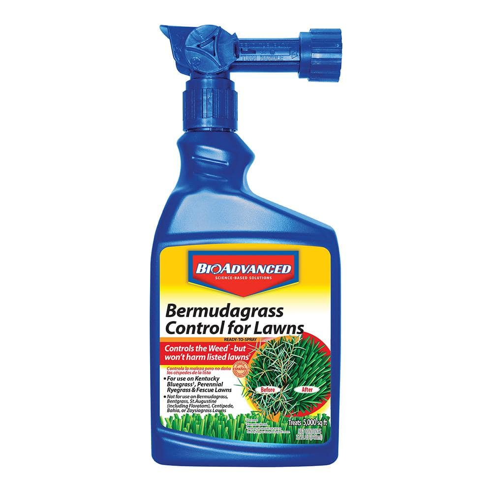BIOADVANCED 32 oz. Ready-to-Use Bermudagrass Control for Lawns 704100 - The  Home Depot