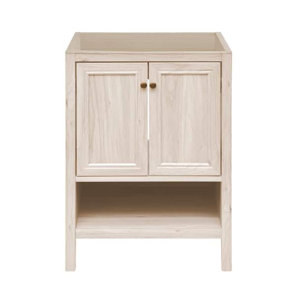 Swiss Madison Chateau 24 in. Freestanding Bathroom Vanity Cabinet without Top in White Oak