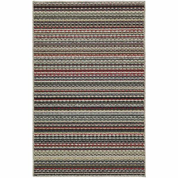 Carnival Stripe Random Multi 5 ft. x 7 ft. Area Rug
